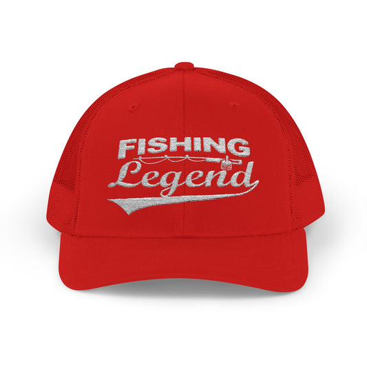 Texas Rigged Tees Fishing Legend — Embroidered Baseball Cap