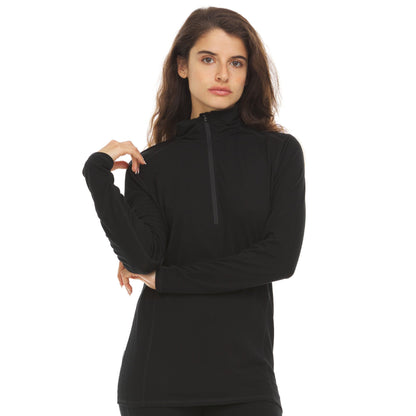 Minus33 Micro Weight - Women's Wool 1/4 Zip Woolverino