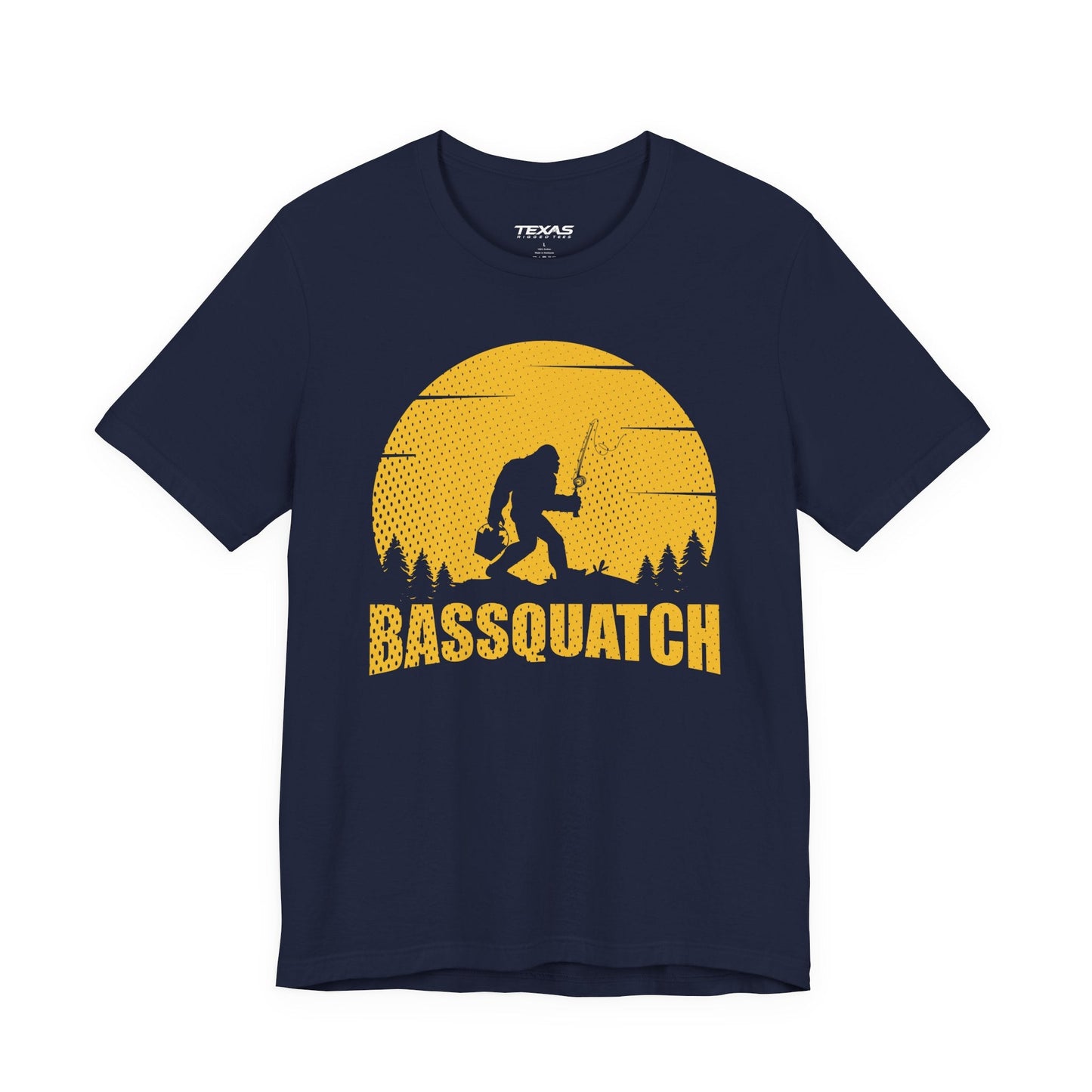 Texas Rigged Tees Bassquatch — Unisex Cotton Tee