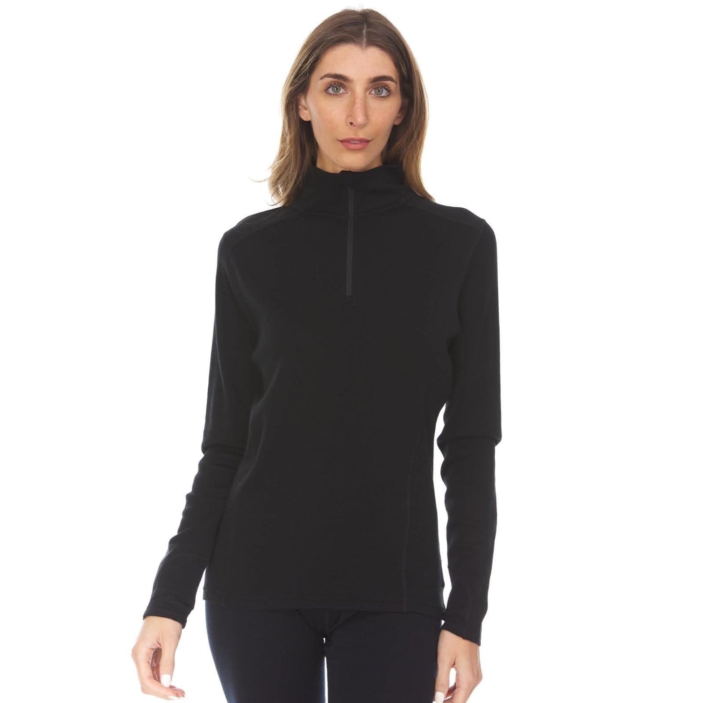 Minus33 Midweight - Sequoia Women's 1/4 Zip 100% Merino Wool