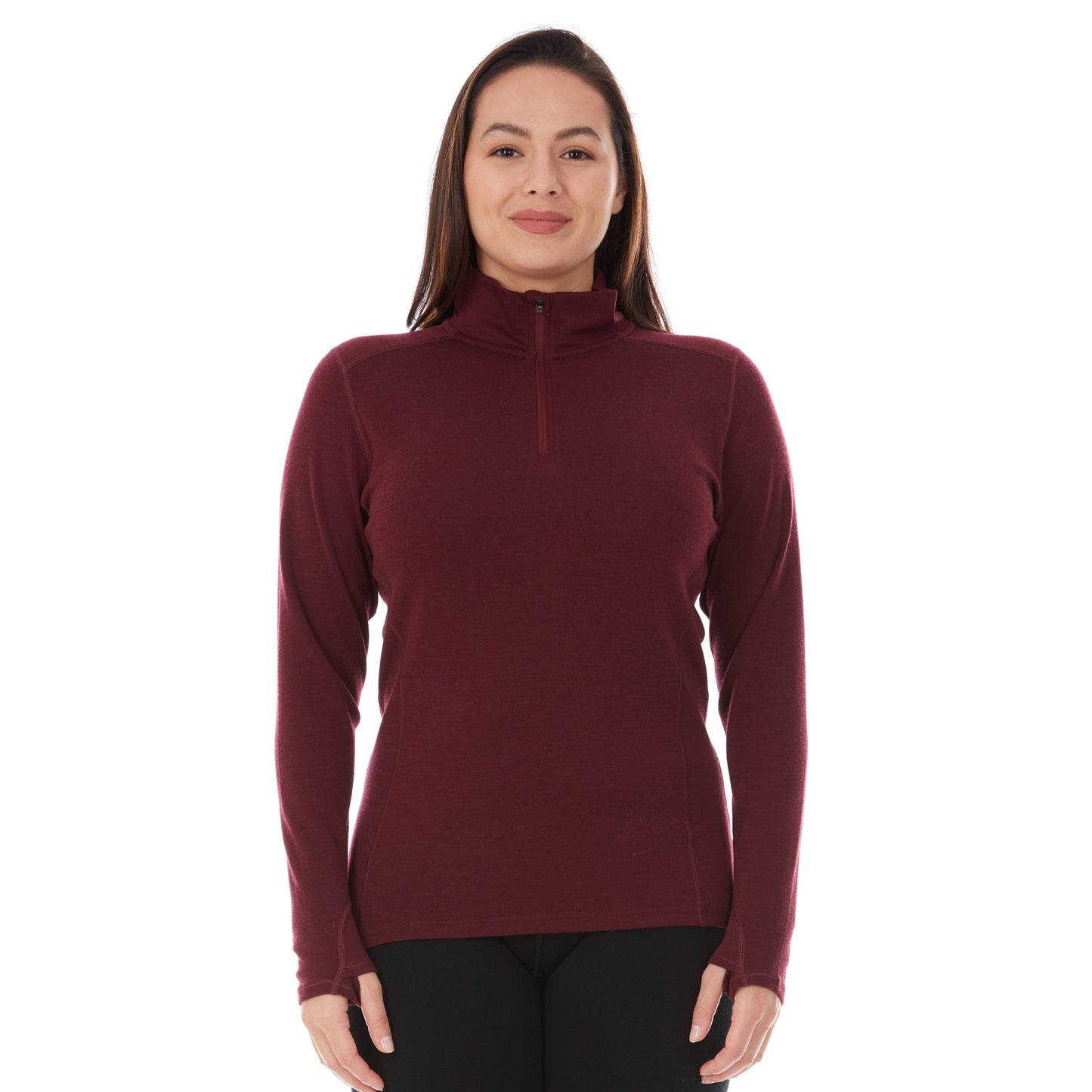 Minus33 Midweight - Sequoia Women's 1/4 Zip 100% Merino Wool