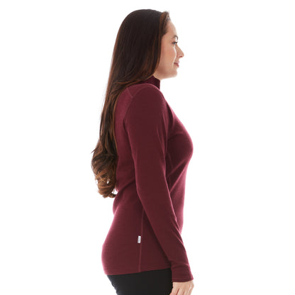 Minus33 Midweight - Sequoia Women's 1/4 Zip 100% Merino Wool