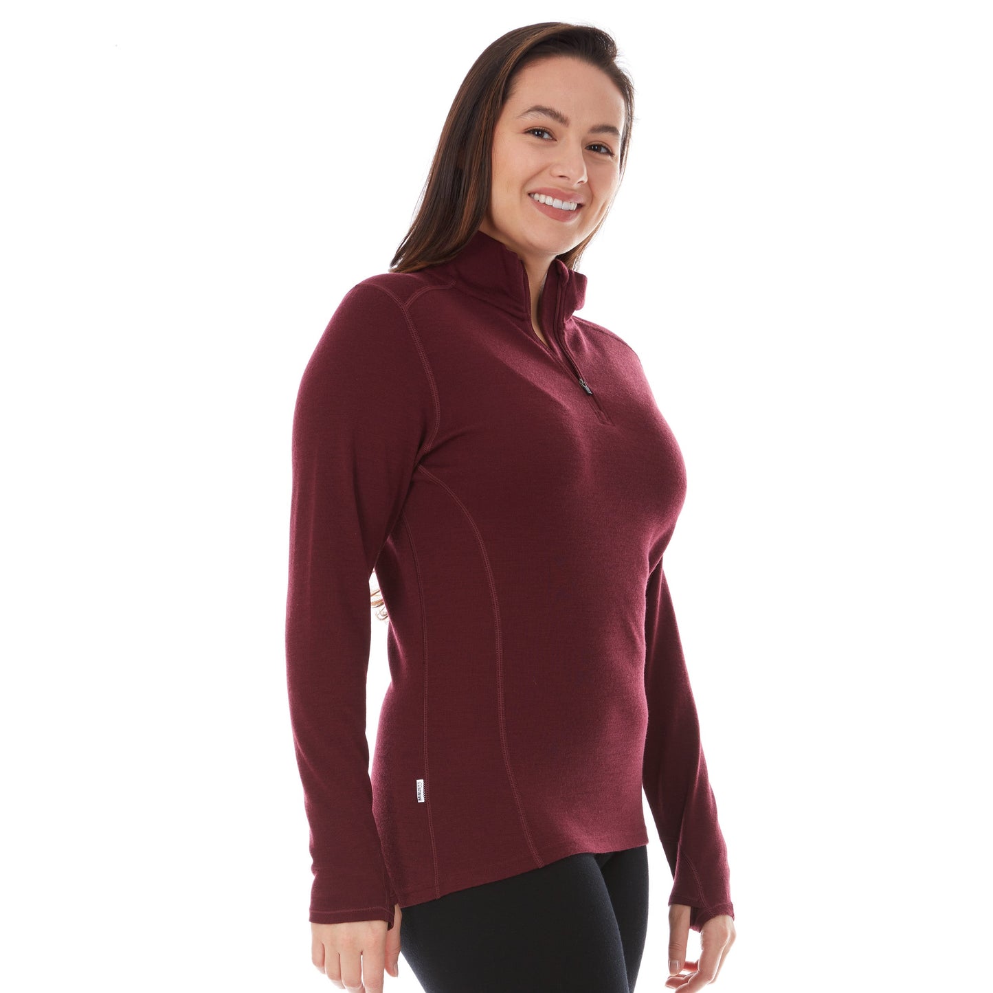 Minus33 Midweight - Sequoia Women's 1/4 Zip 100% Merino Wool