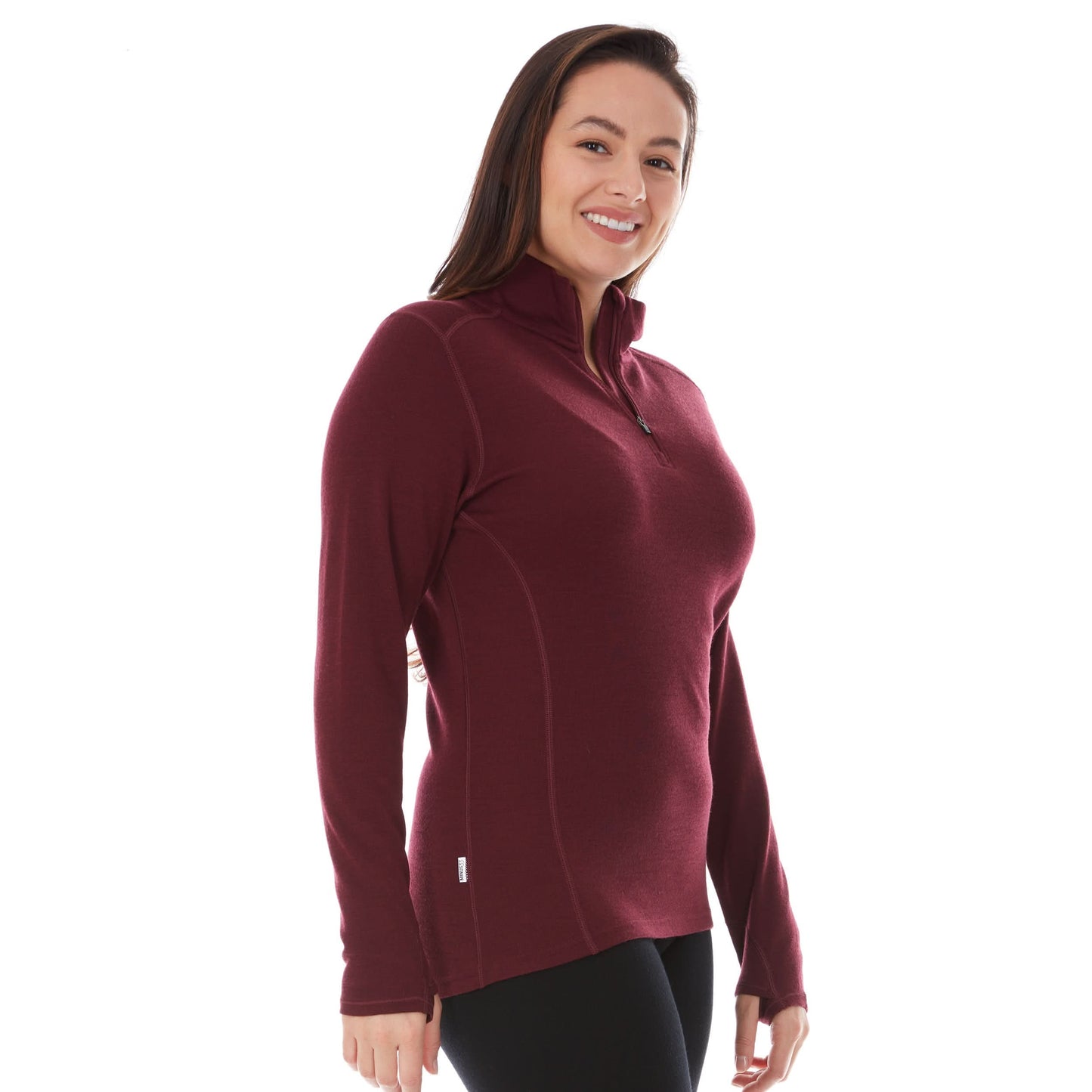 Minus33 Midweight - Sequoia Women's 1/4 Zip 100% Merino Wool