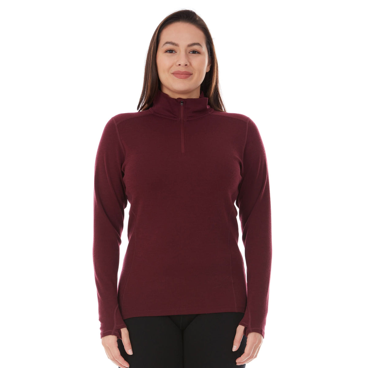 Minus33 Midweight - Sequoia Women's 1/4 Zip 100% Merino Wool
