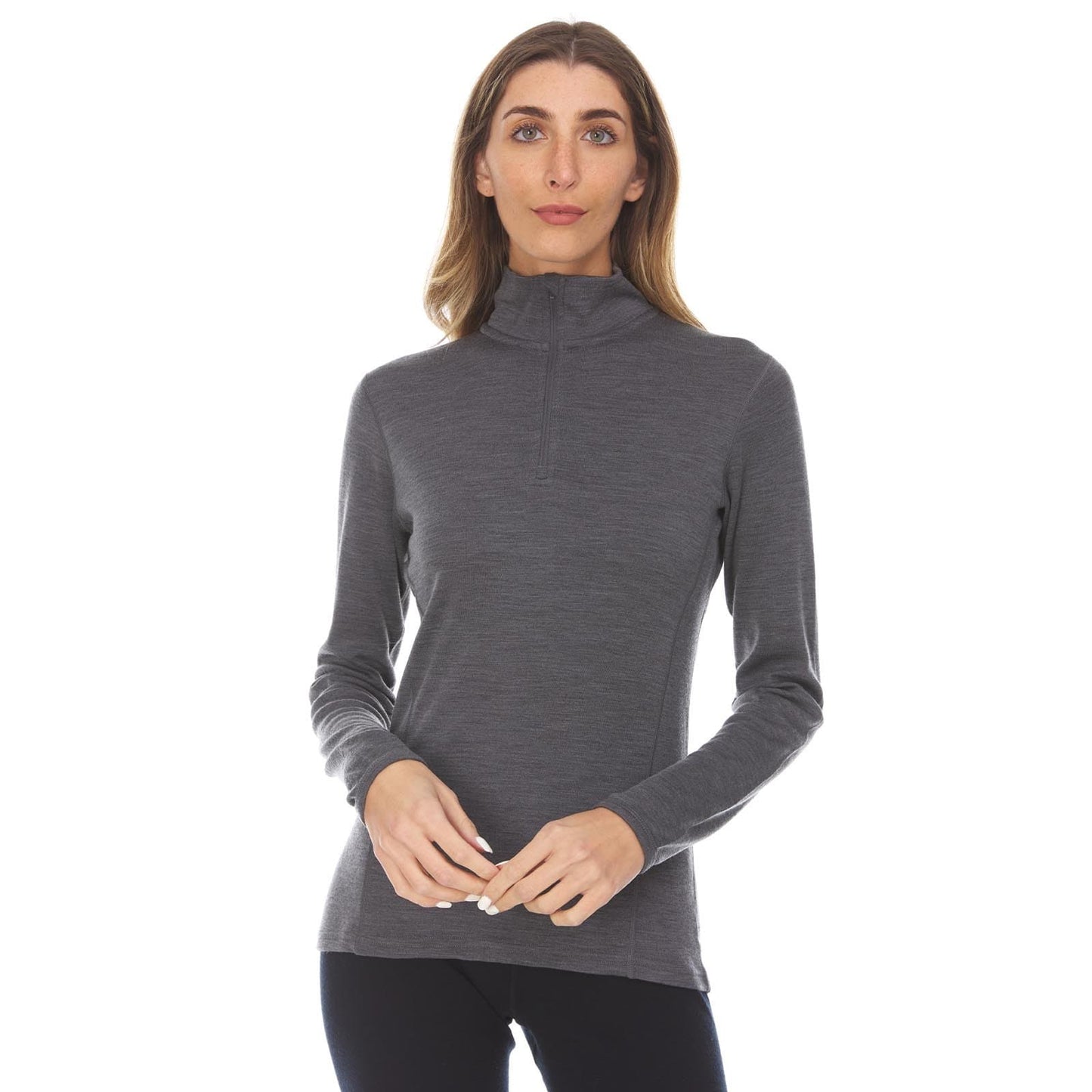 Minus33 Midweight - Sequoia Women's 1/4 Zip 100% Merino Wool