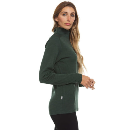Minus33 Midweight - Sequoia Women's 1/4 Zip 100% Merino Wool