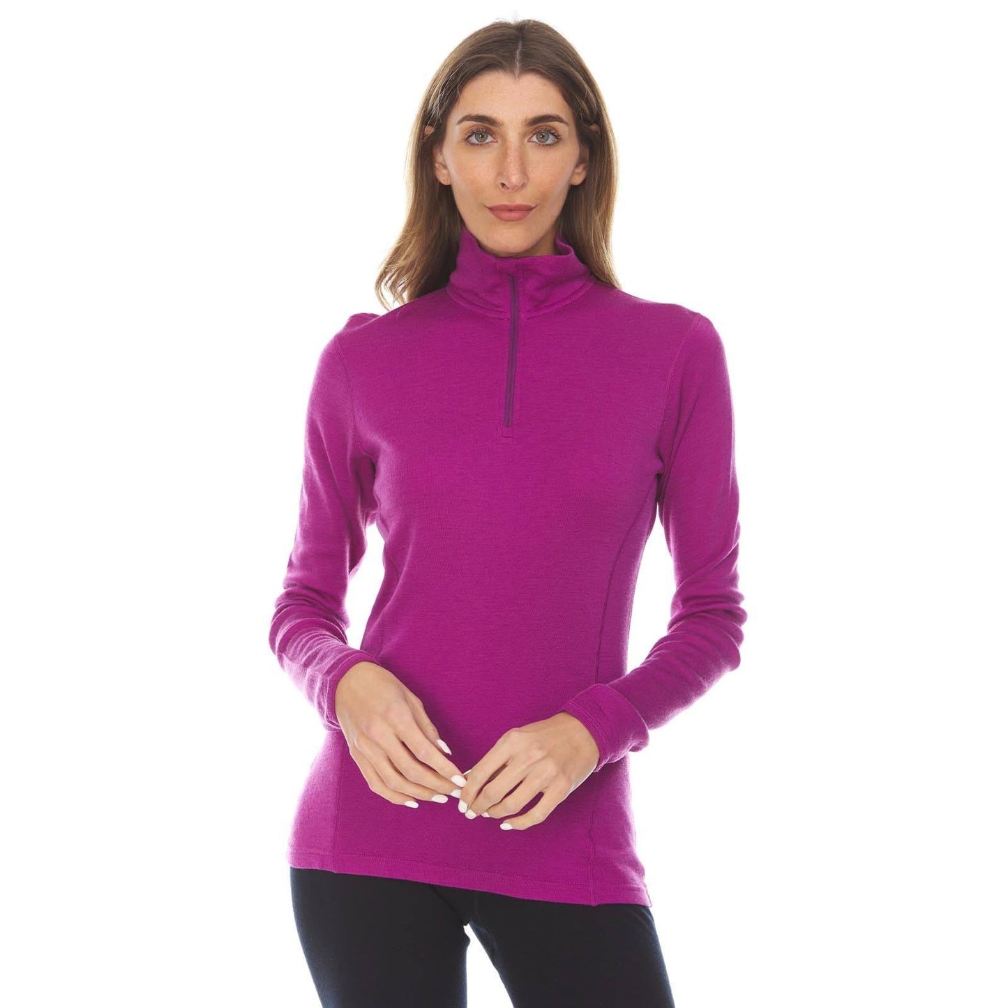 Minus33 Midweight - Sequoia Women's 1/4 Zip 100% Merino Wool