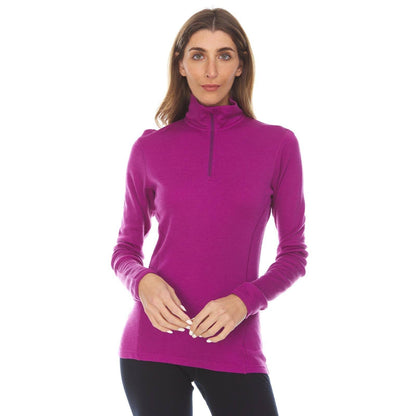 Minus33 Midweight - Sequoia Women's 1/4 Zip 100% Merino Wool