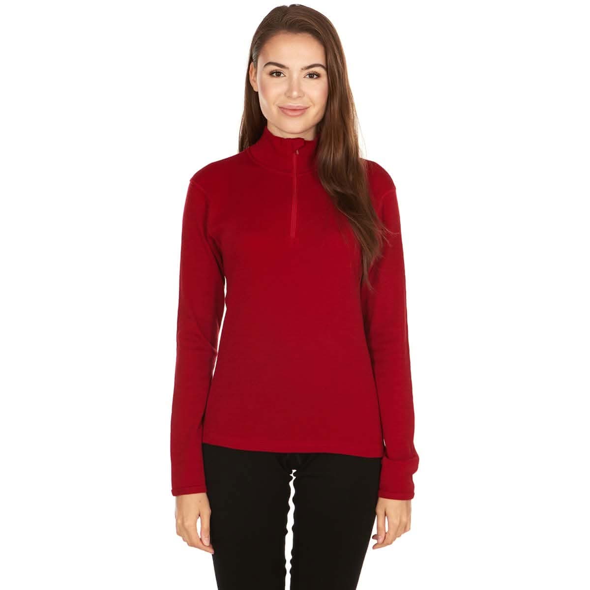 Minus33 Midweight - Sequoia Women's 1/4 Zip 100% Merino Wool
