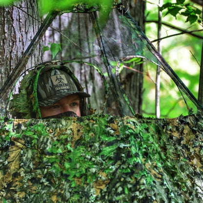 Nukem Hunting Hunting Blind - Mossy Oak Obsession 3D Leafy
