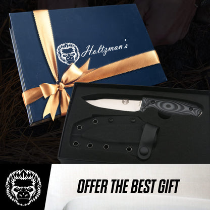 Holtzman's Gorilla Survival The Naked Silverback Survival Knife Giftset for Men
