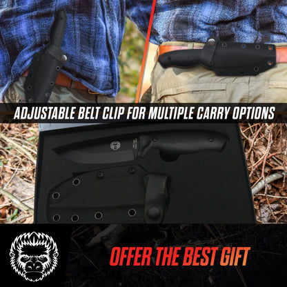 Holtzman's Gorilla Survival The Naked Bloodline Survival Knife Giftset for Men