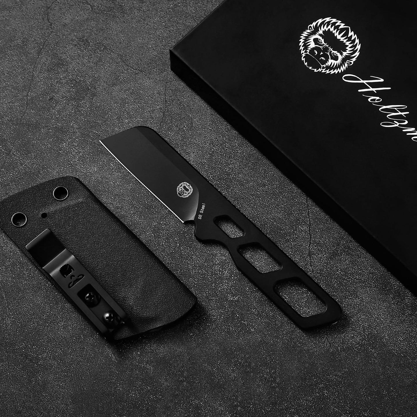 Holtzman's Gorilla Survival "THE RAZOR BACK" SURVIVAL NECK KNIFE