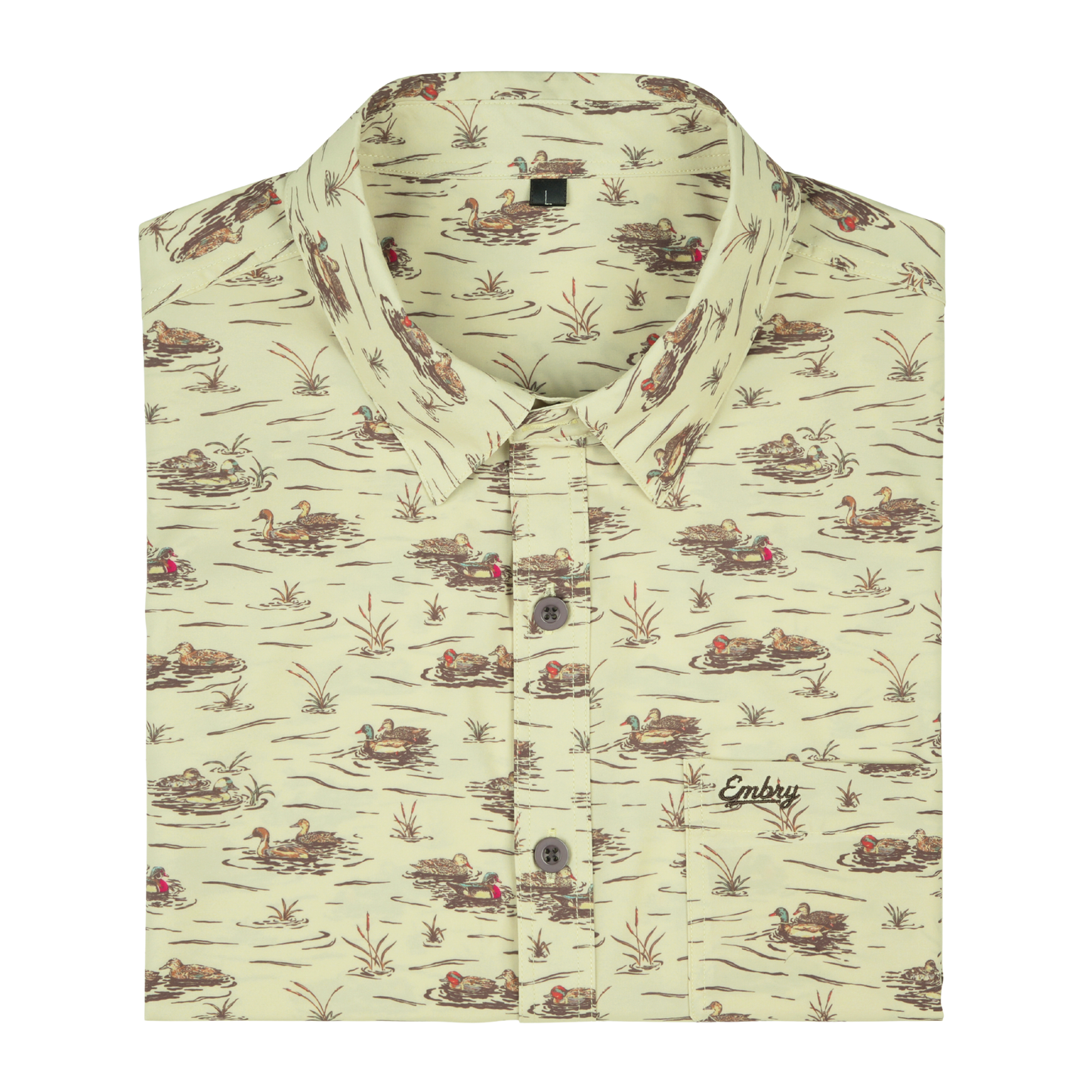 Embry Outdoors Performance Button Up - Ducks