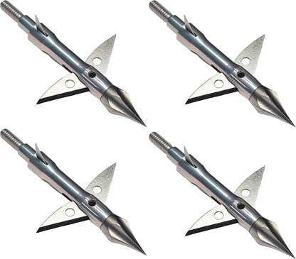 Killz ZEUS BROADHEADS (4 PACK)-COMES WITH BOTH 100/125 GR TIPS