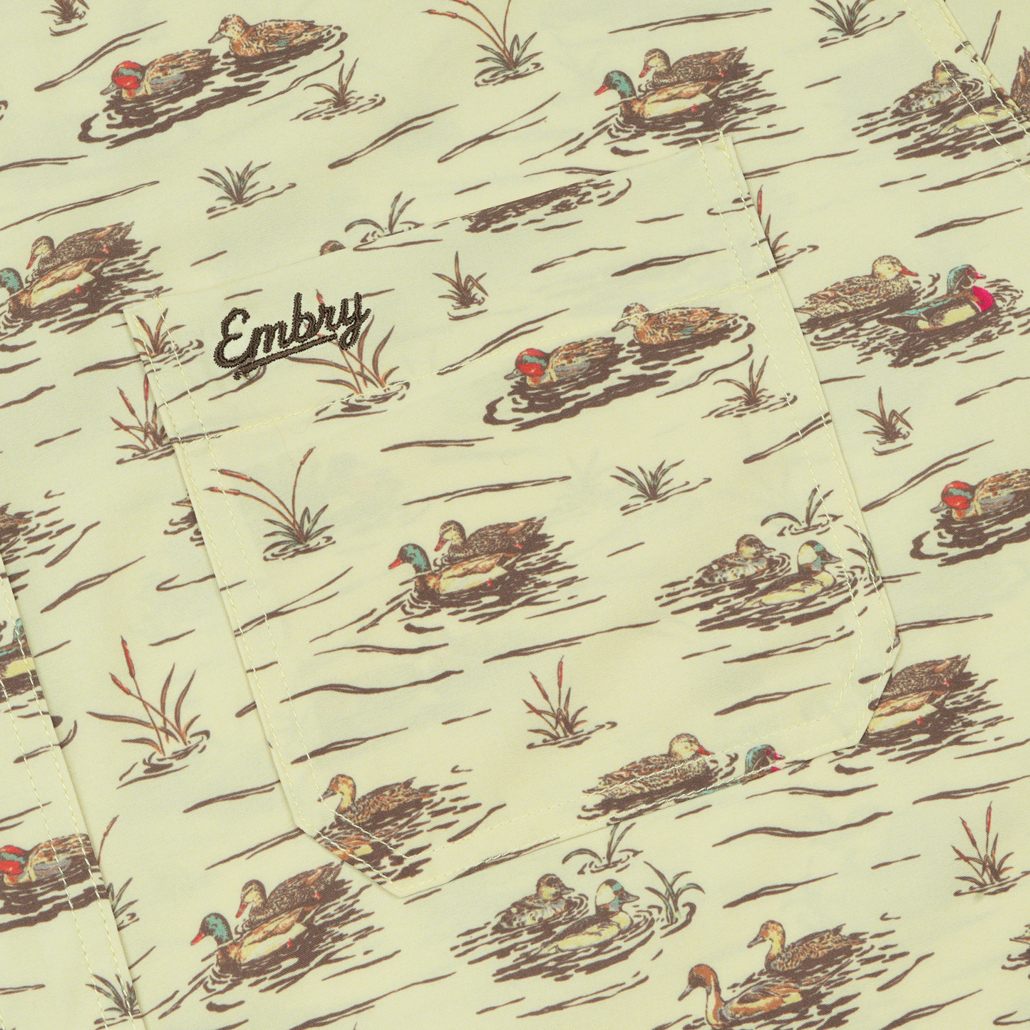 Embry Outdoors Performance Button Up - Ducks