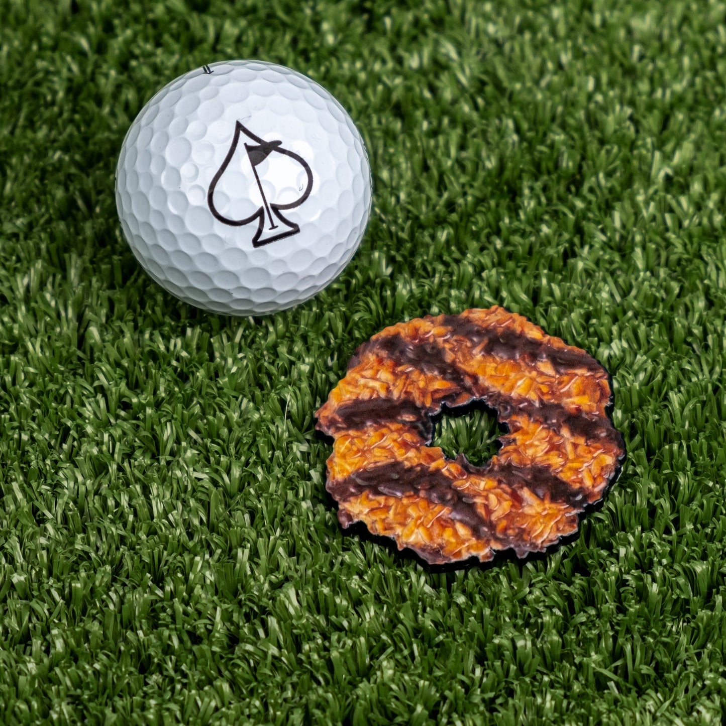 Pins and Aces Coconut Fudge Cookie Ball Marker