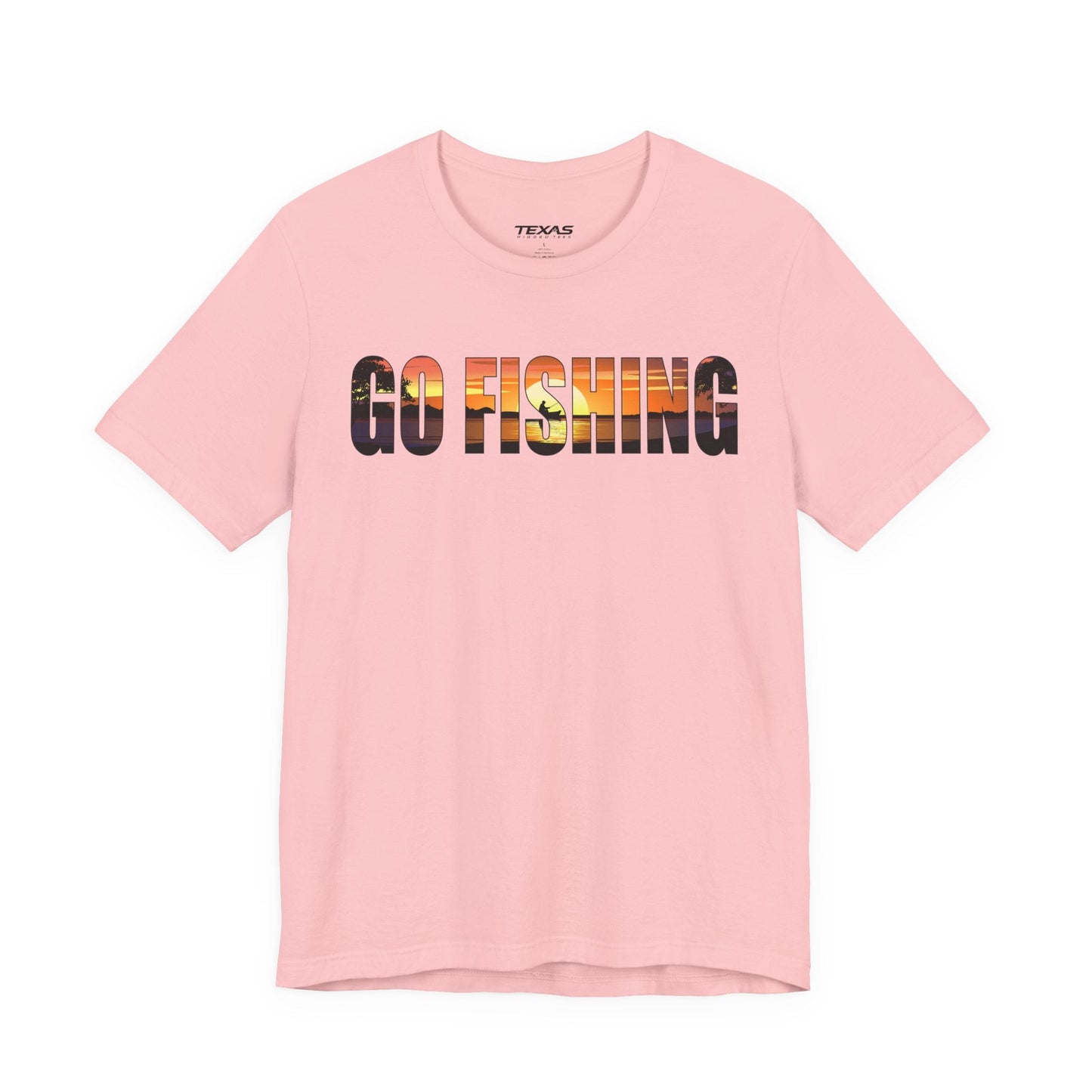 Texas Rigged Tees Go Fishing — Unisex Cotton Tee
