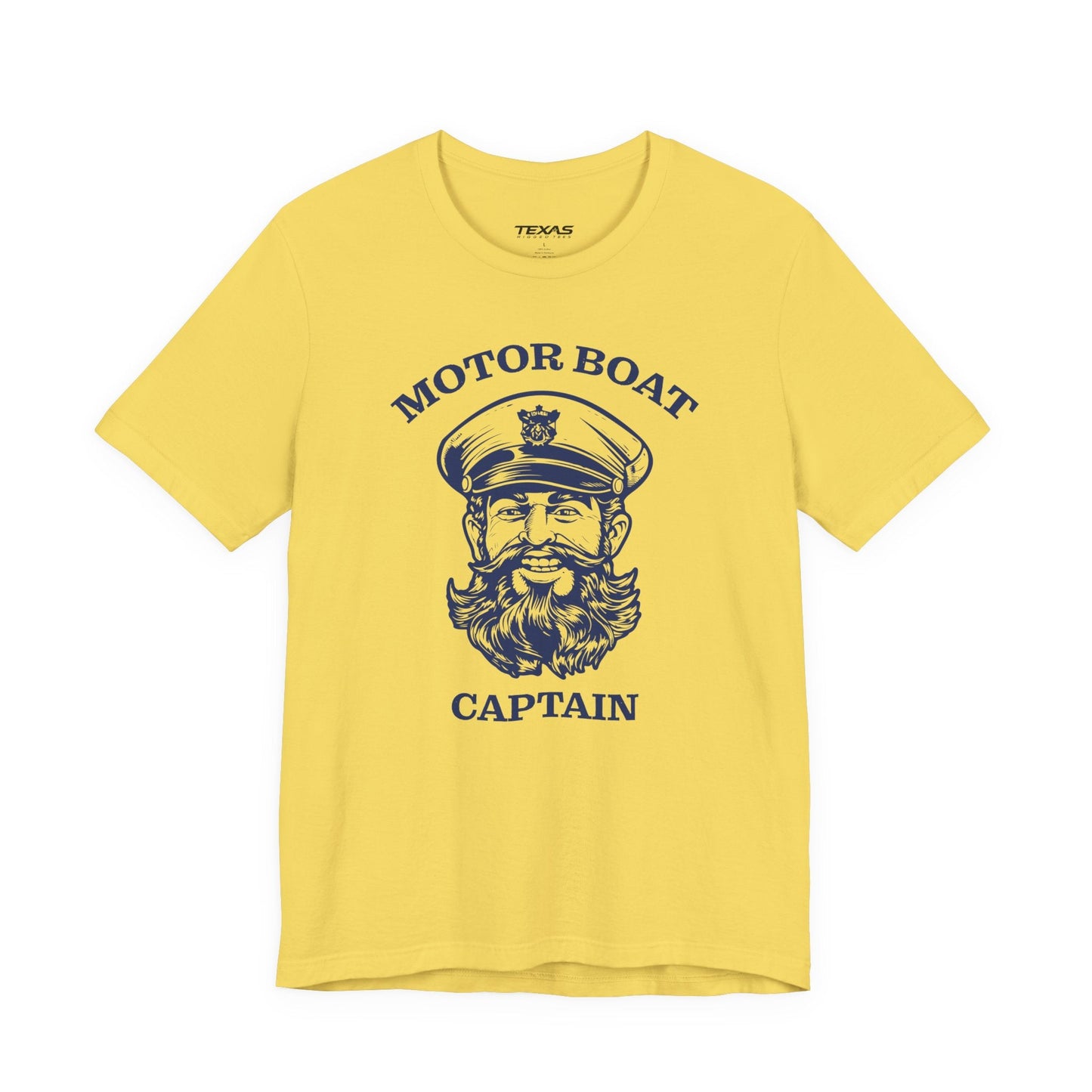 Texas Rigged Tees Motor Boat Captain — Unisex Cotton Tee