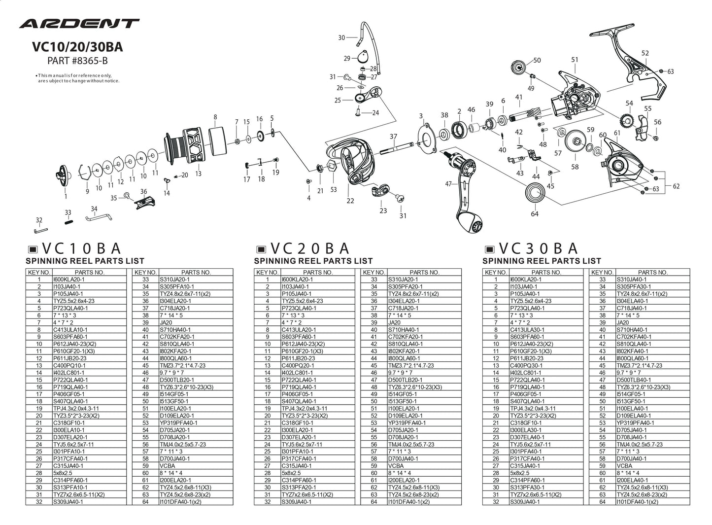 Ardent Tackle Bolt Spinning Reel
