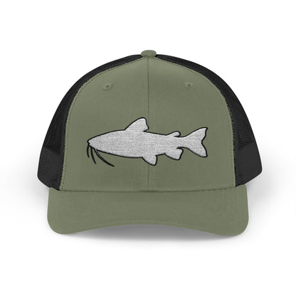 Texas Rigged Tees Catfish Silhouette — Embroidered Baseball Cap