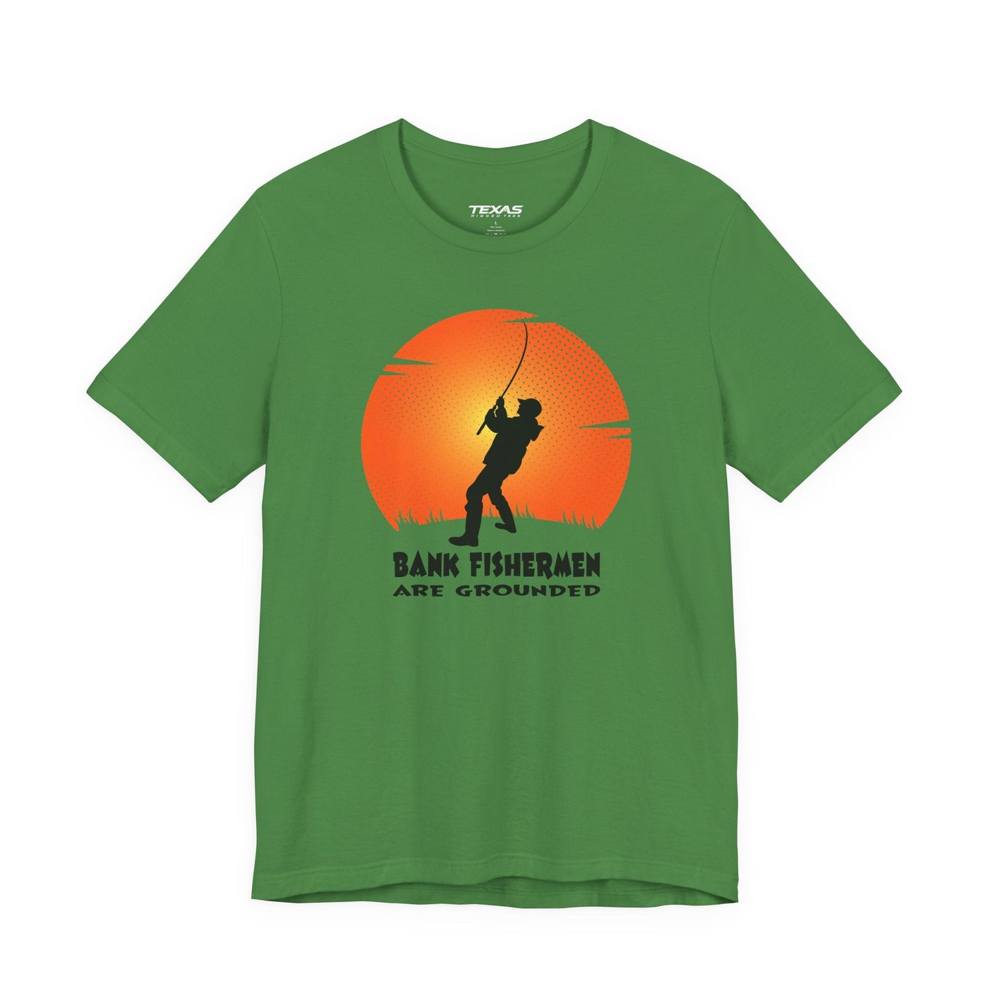 Texas Rigged Tees Bank Fishermen Are Grounded — Unisex Cotton Tee