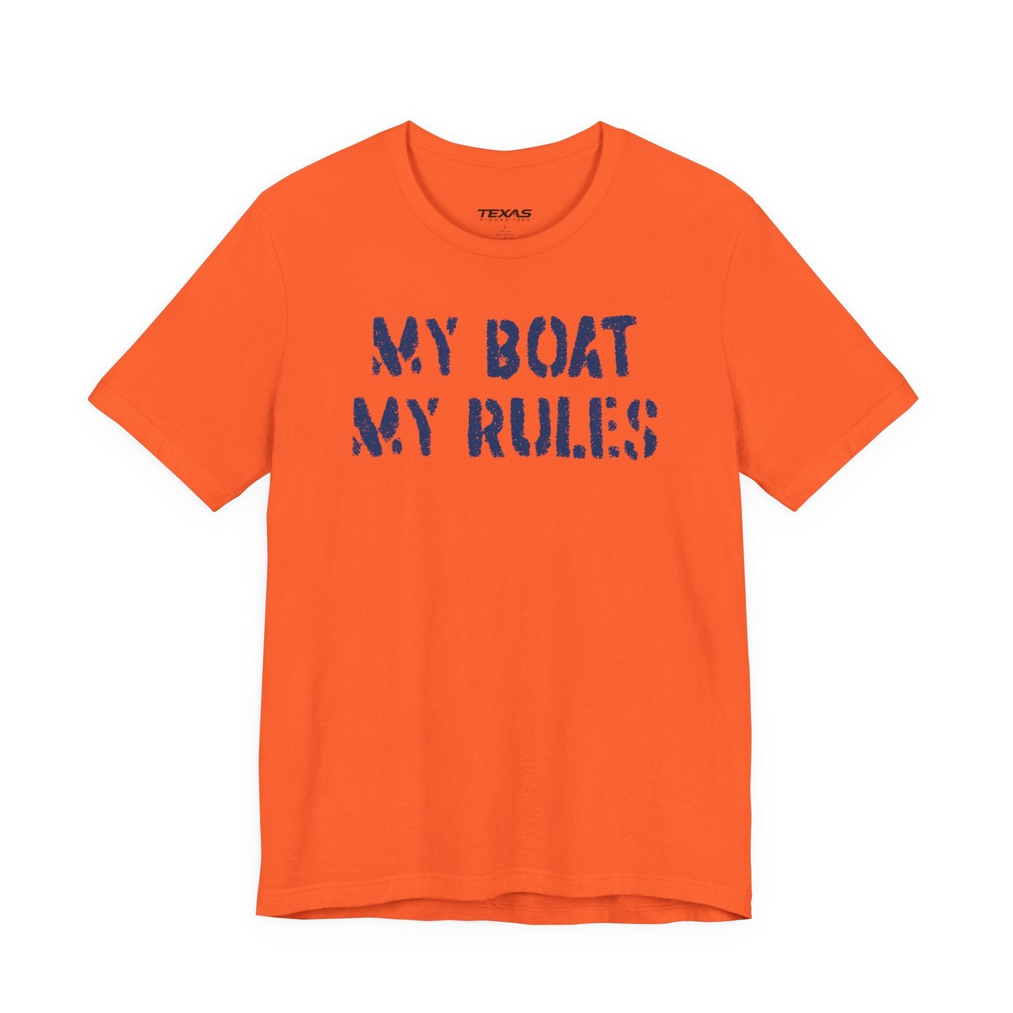 Texas Rigged Tees My Boat My Rules — Unisex Cotton Tee