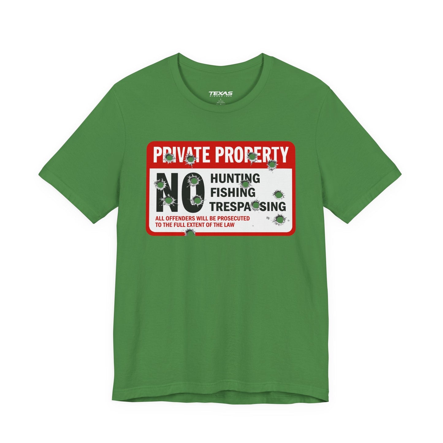 Texas Rigged Tees Private Property — Unisex Cotton Tee