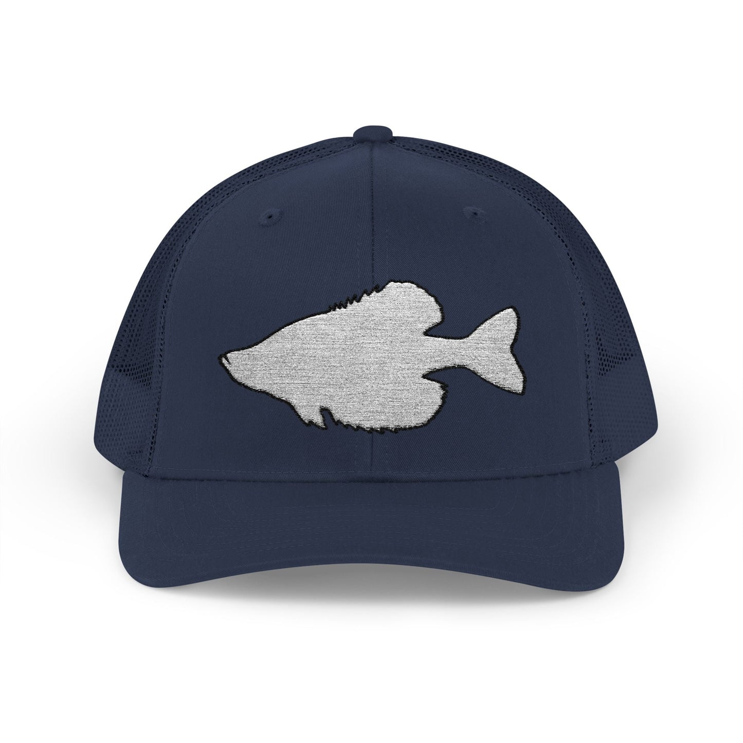 Texas Rigged Tees Crappie Silhouette — Embroidered Baseball Cap