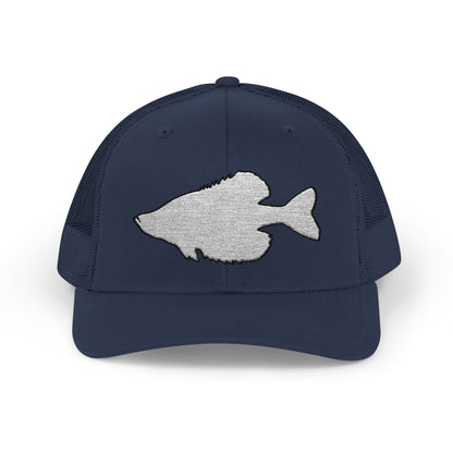 Texas Rigged Tees Crappie Silhouette — Embroidered Baseball Cap