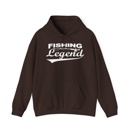 Texas Rigged Tees Fishing Legend — Unisex Hooded Sweatshirt