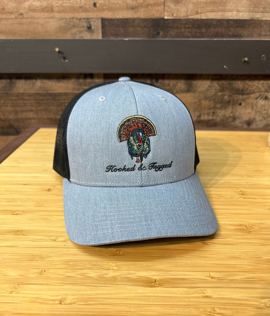Hooked & Tagged  - Full Strut Embroidered Hat