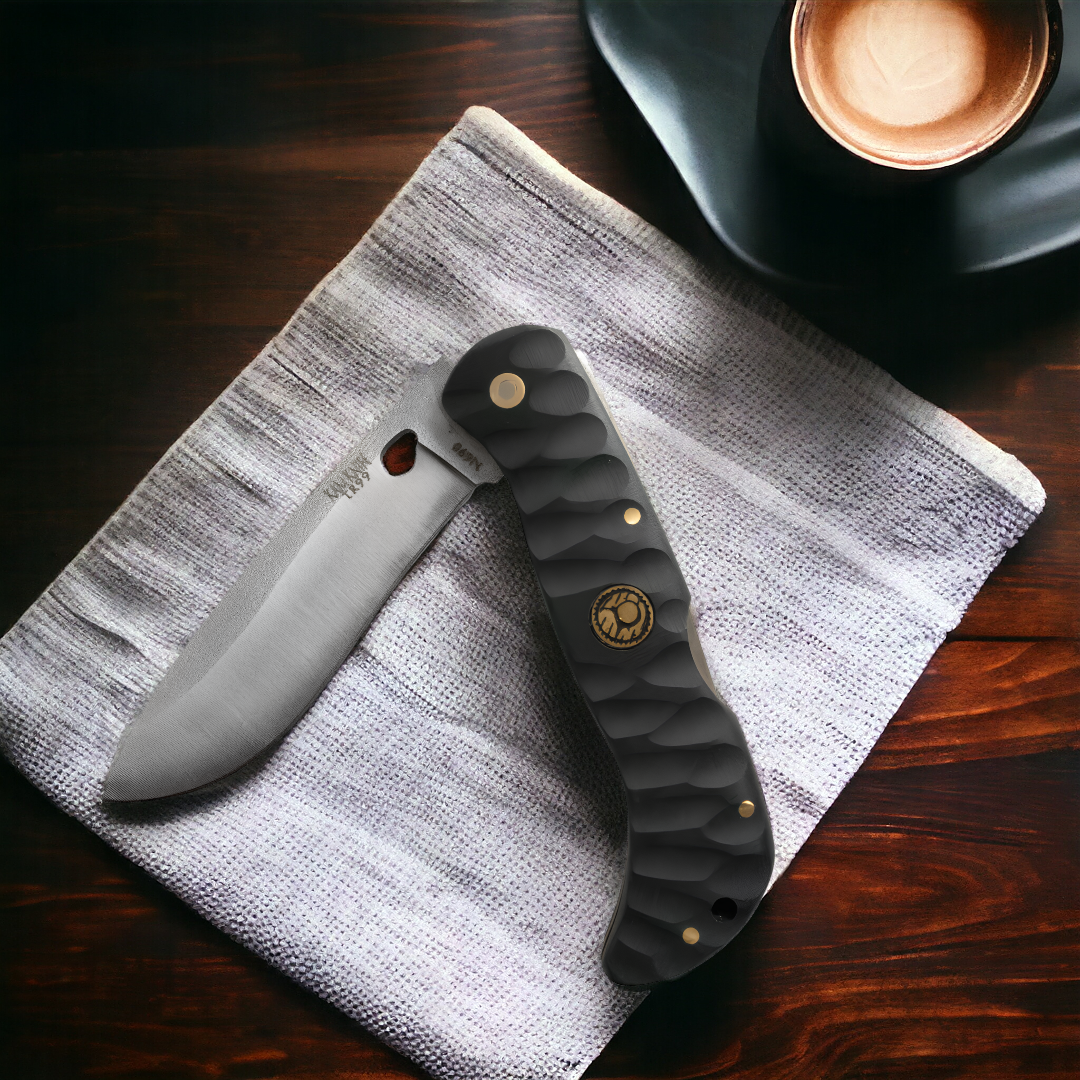 Kam Knife - TR99 - Black Inlay Handle - Pocket Knife