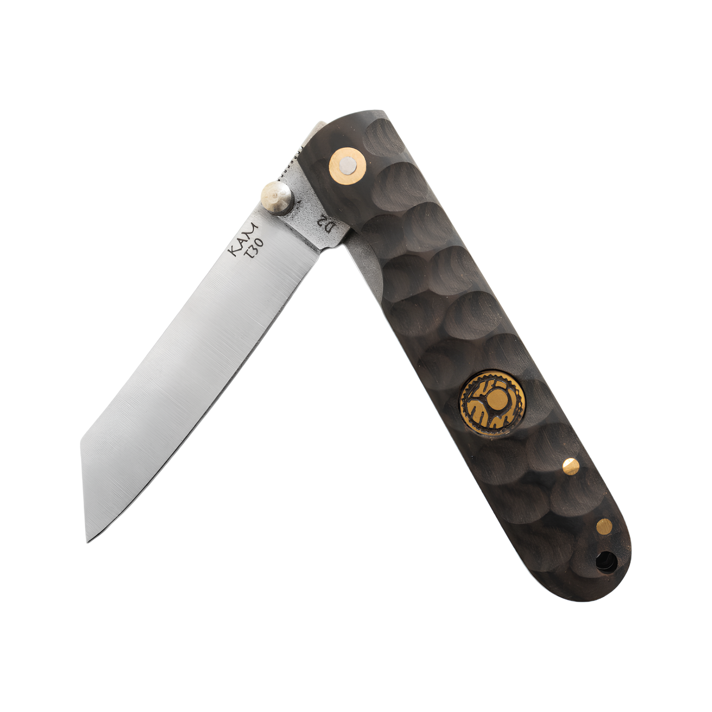 Kam Knife - T30 - Katsu Brown Handle - Pocket Knife