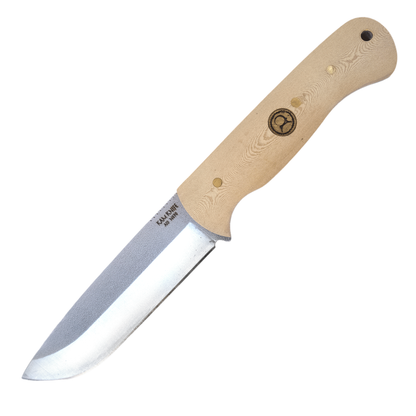 Kam Knife - A10 - White Handle - Fixed Blade