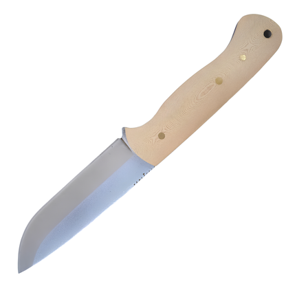 Kam Knife - A10 - White Handle - Fixed Blade