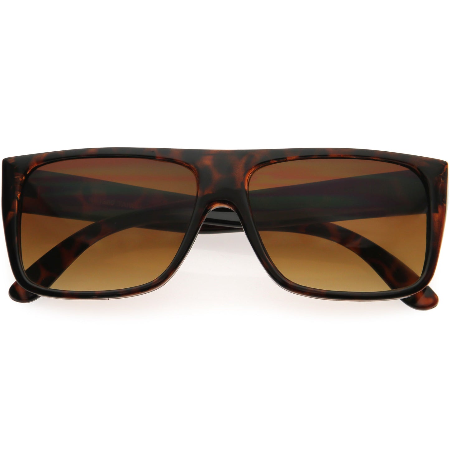 zeroUV  - Mens Retro Super Flat Top Aviator Square Sunglasses 8685