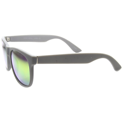 zeroUV Super Retro Hipster Horned Rim Frame Sunglasses 8693