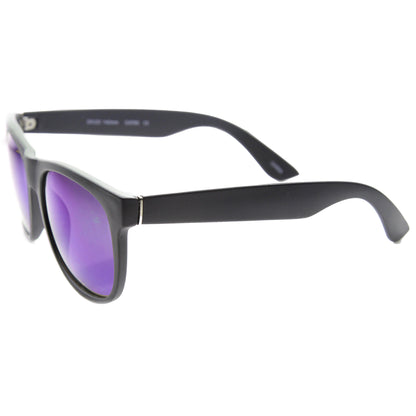 zeroUV Super Retro Hipster Horned Rim Frame Sunglasses 8693