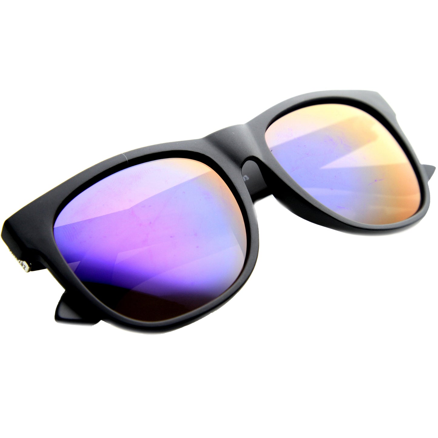 zeroUV Super Retro Hipster Horned Rim Frame Sunglasses 8693