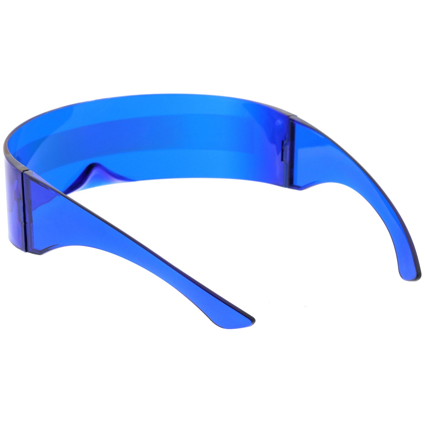 zeroUV Futuristic Retro Mirror Wrap Around Shield Sunglasses 8762