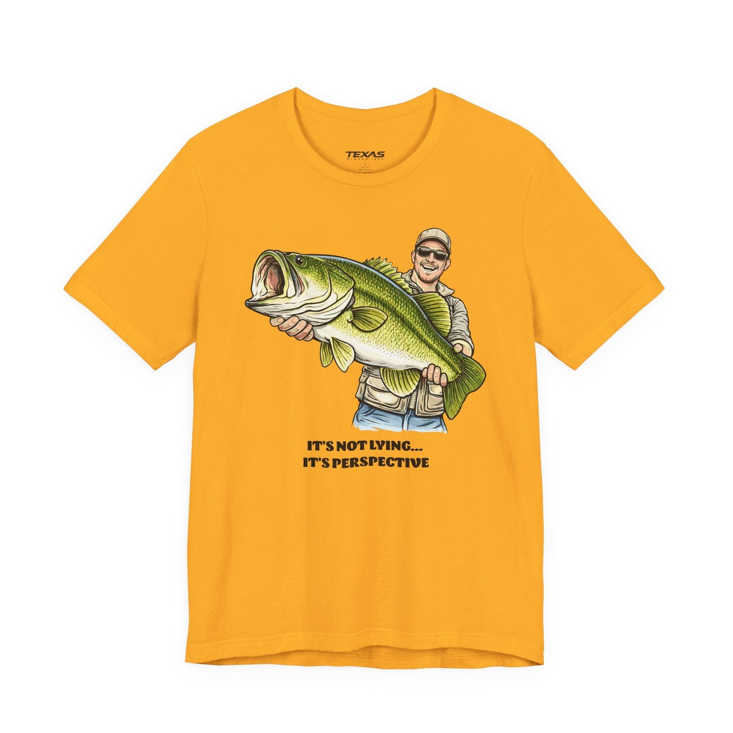 Texas Rigged Tees Forced Perspective — Unisex Cotton Tee