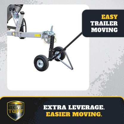 Tow Tuff TMD-600AFF Adjustable Solid Steel 600 Pound Capacity Trailer Dolly
