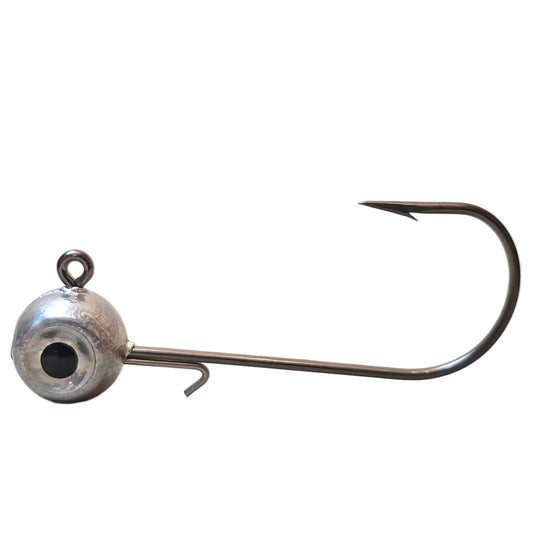 Wolf Spider Baits Round Ball Jig Head With Eyes