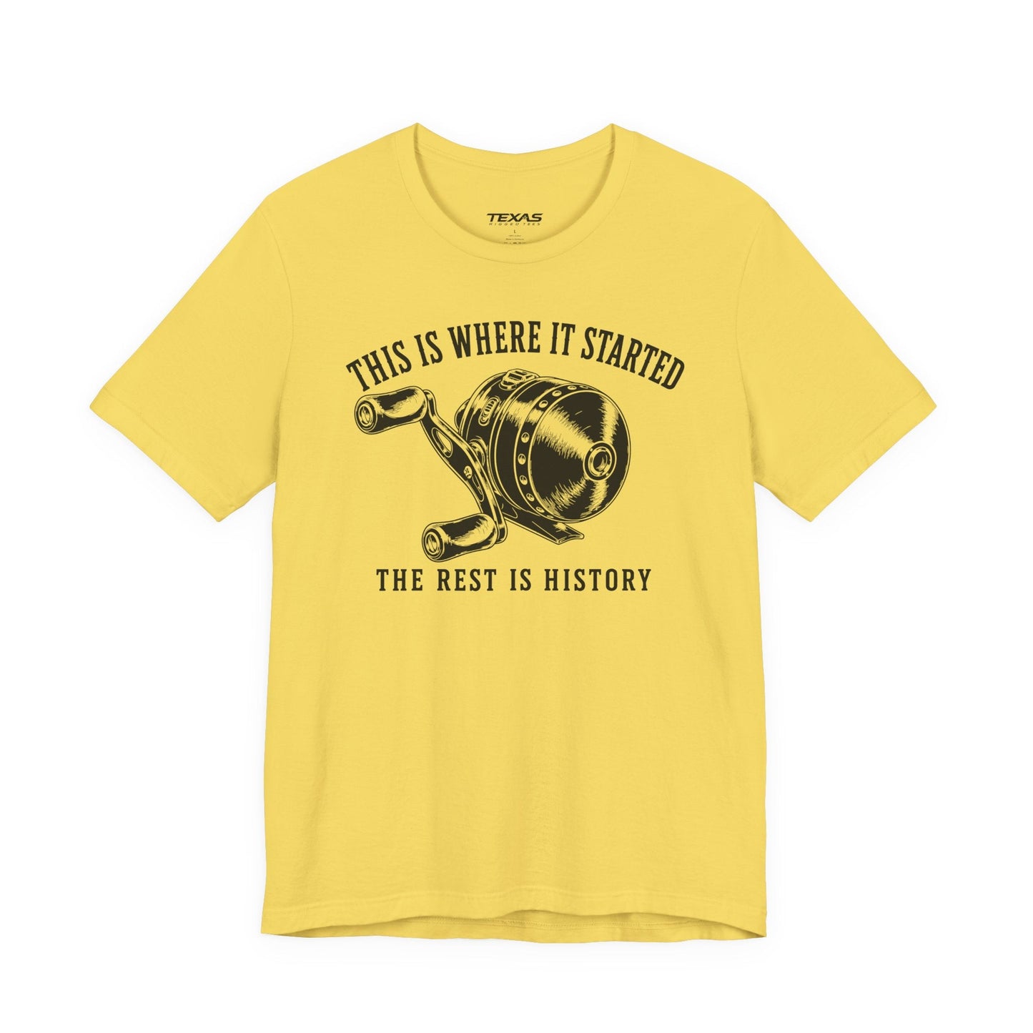 Texas Rigged Tees This Is Where It Started — Unisex Cotton Tee