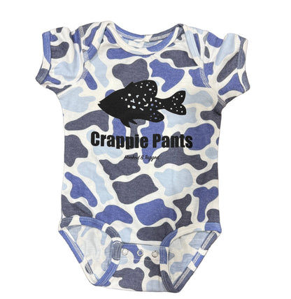 Hooked & Tagged  - Crappie Pants Onesie