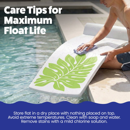 TRC Recreation Sunsation Raft Pool Floats, Bronze Palm White & Green Leaf White