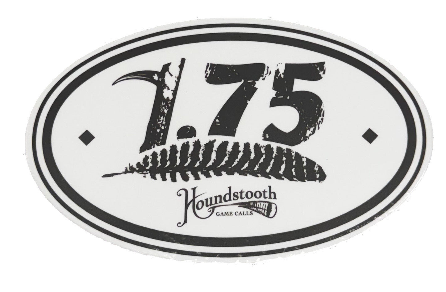 Houndstooth 1.75 Spur Sticker Decal – Houndstooth Game Calls