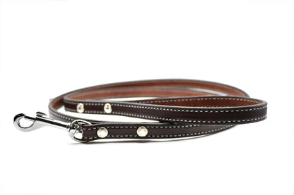 Remarkable Leather Goods Stitched Dog Leash